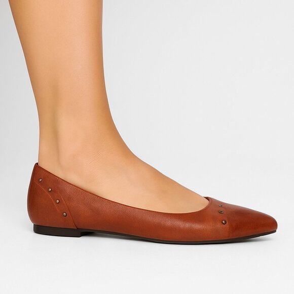 Kork-Ease Shoes - Kork-Ease Women Size 10 Brown Studded Flats Preppy Classic Western Academic 90s